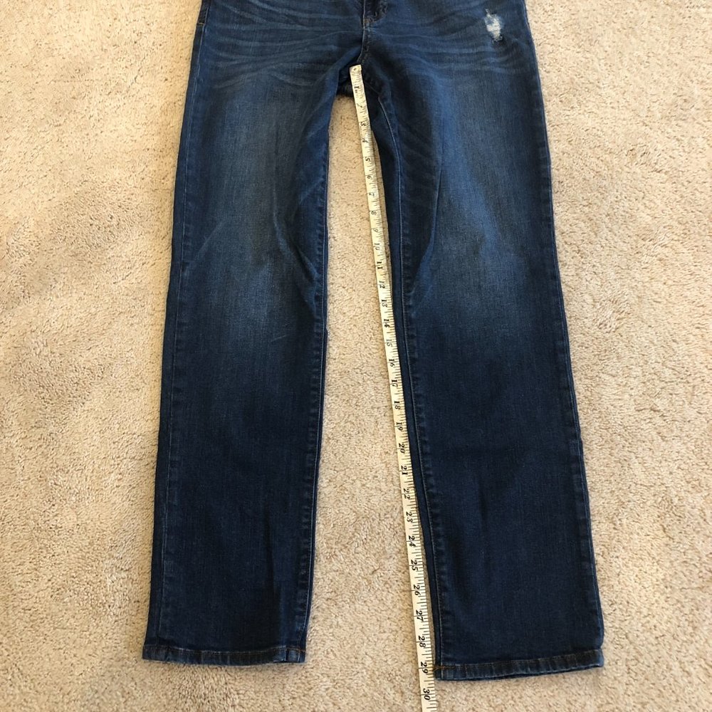Kut From The Kloth Mid Rise Distressed Boyfriend Jeans Women's Pants - Picture 12 of 13